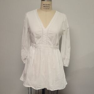 J. Crew White Tunic, Size XS